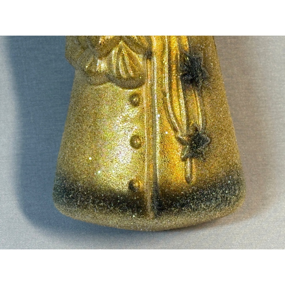 Vintage Christopher Radko Ornament Timber Claus Santa Glass Christmas Sparkly - Picture 5 of 10